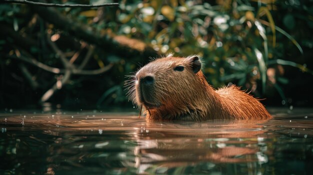 capybara in the wild