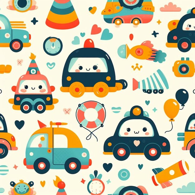 Car background desktop wallpaper cute vector