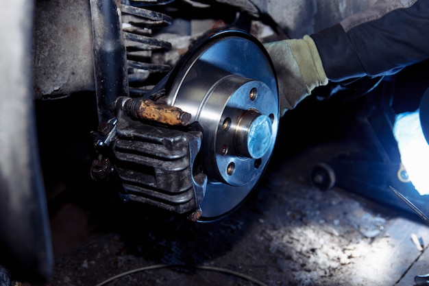 car brake system repair brake disc replacement