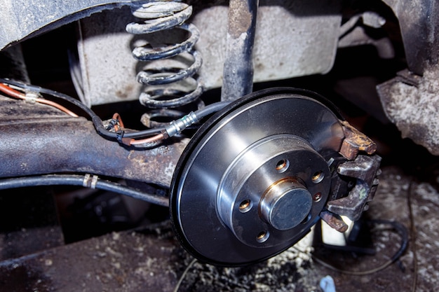 car brake system repair brake disc replacement