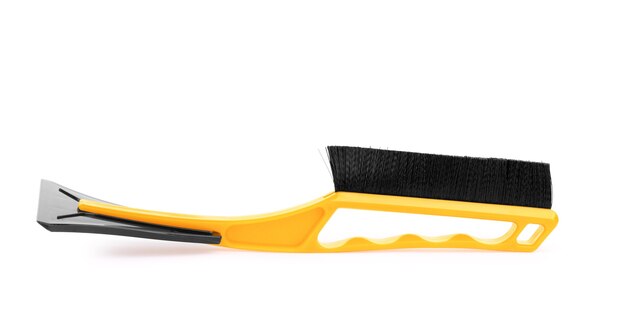 Photo car brush isolated on white background