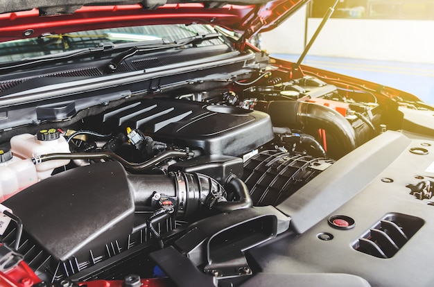 Car engine detail