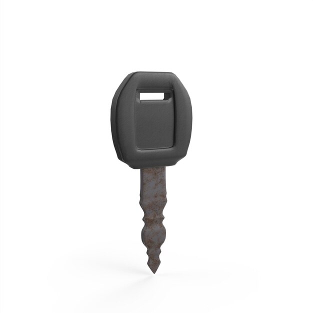 Car key 3d modelling