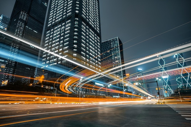 Car light trails