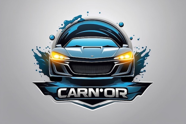 Photo car logo vector logo design for sports car logos car repair shops and car wash