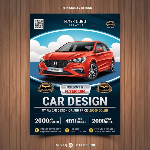 Photo car rent and sale automotive social media banner post template design ai image generator