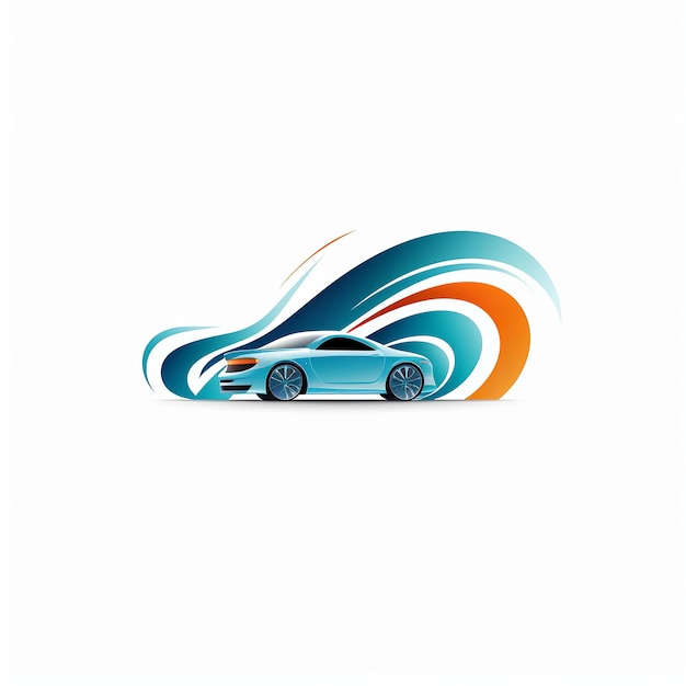 car vector 2d logo minimal icon