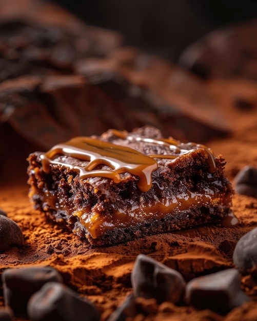 Caramel Brownie Rich and Gooey