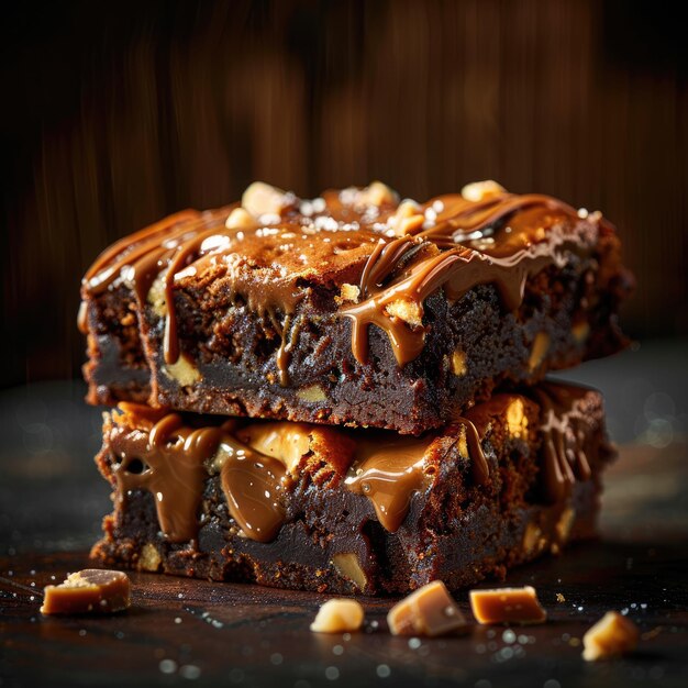 Caramel Brownie Rich and Gooey