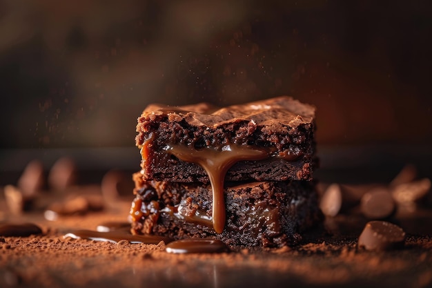 Caramel Brownie Rich and Gooey