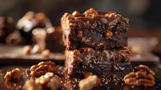 Caramel Brownie Rich and Gooey