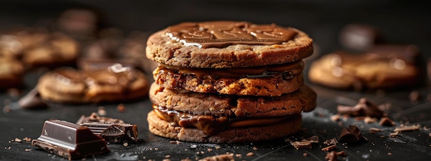 Caramel Chocolate Biscuit