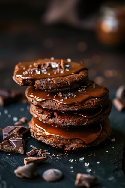 Caramel Chocolate Biscuit