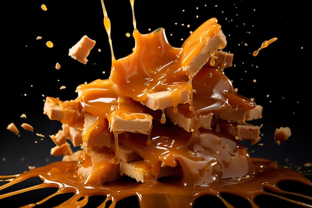 Caramel explosion Generative AI