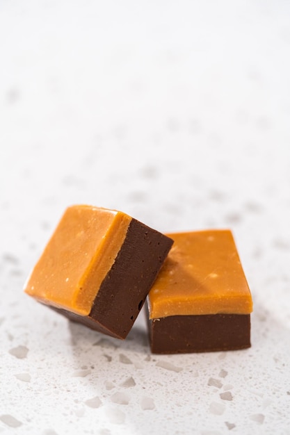 Caramel fudge