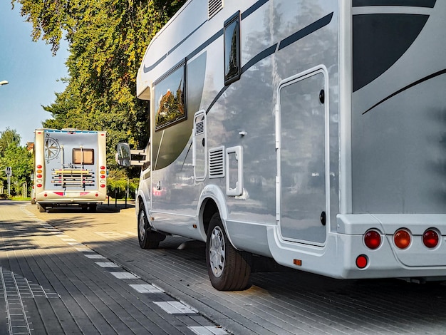 Caravan camper travel car