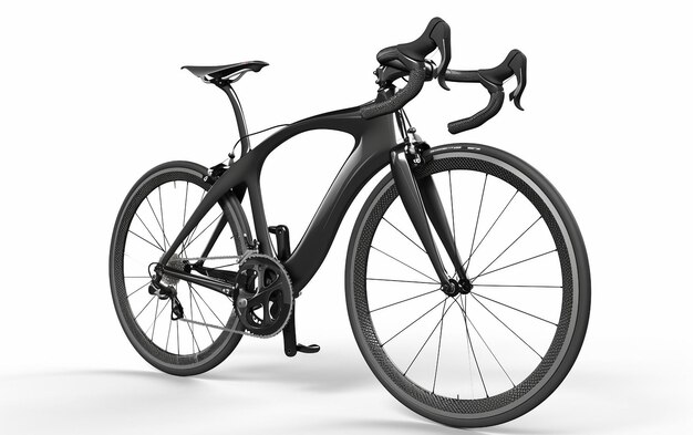 Carbon Fiber Racing Bike in Black