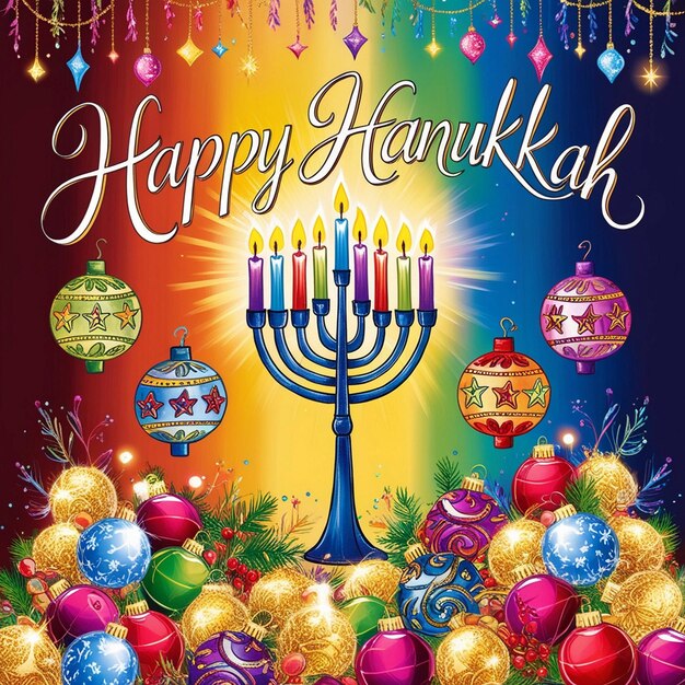 a card with a happy jewish holiday on it