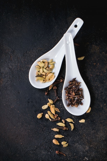 Cardamom and cloves