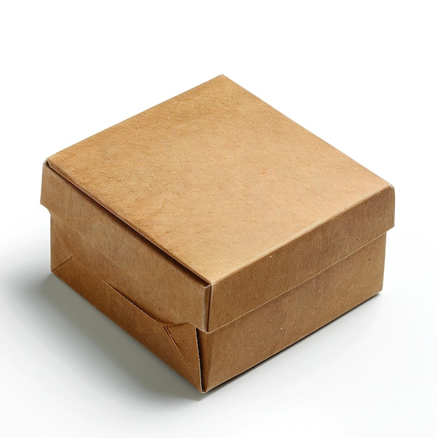 Cardboard box isolated on white background