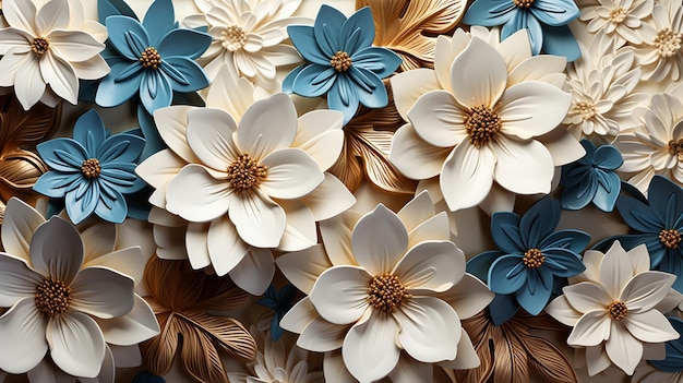 cardboard flowers HD 8k wall paper Stock Photographic image