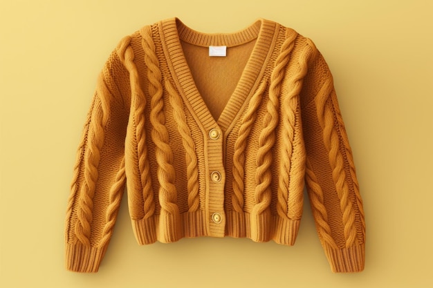 Cardigan sweater gold sweatshirt