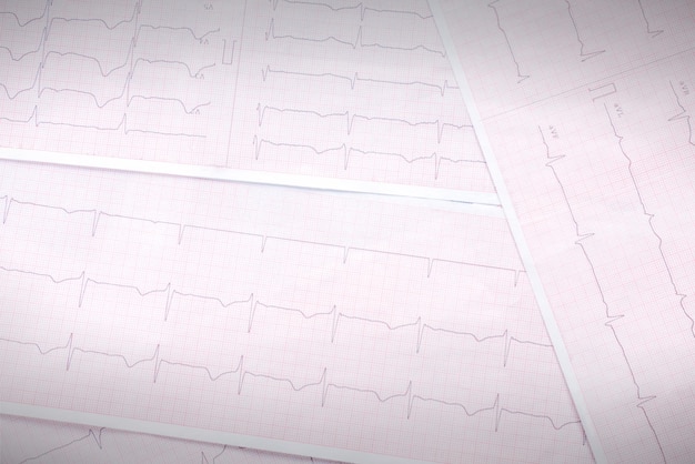 Cardigram sheets with a copy copy space background