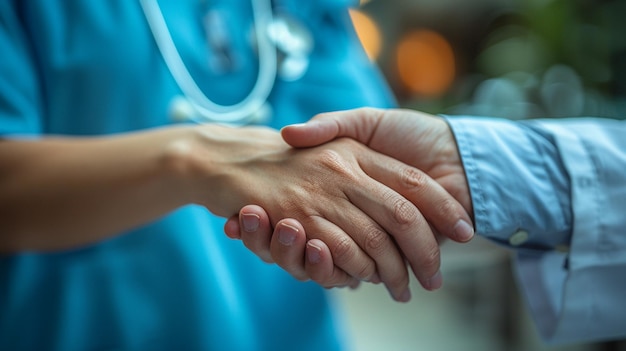 A Caregiver Helping Patient wallpaper