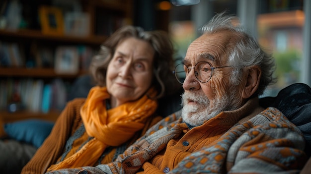 A Caregiver And Patient Watching Favorite Tv design