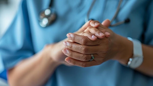 A Caregiver Providing Comforting Hand During wallpaper