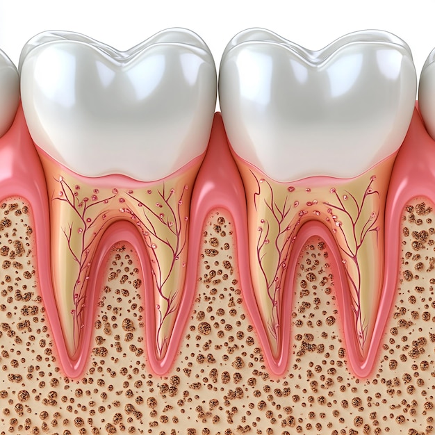 Photo caries teeth