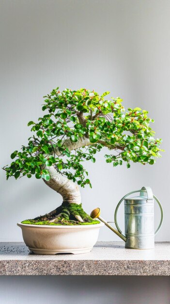 Caring for a miniature bonsai tree