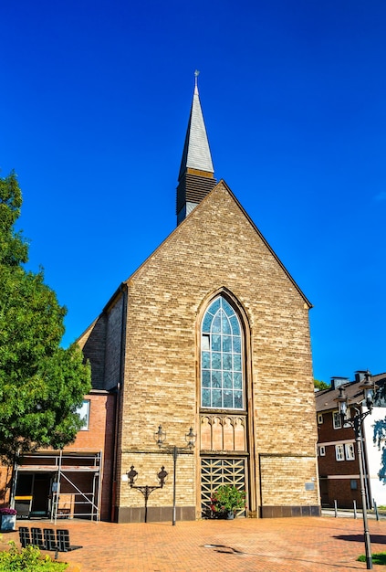 Carmel Church at the Inner Harbour in Duisburg Germany