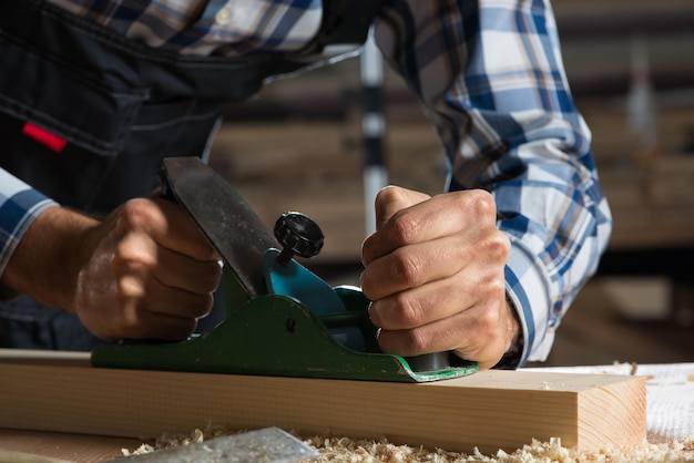 Carpenter at work