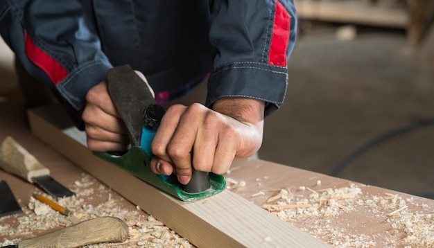 Carpenter at work