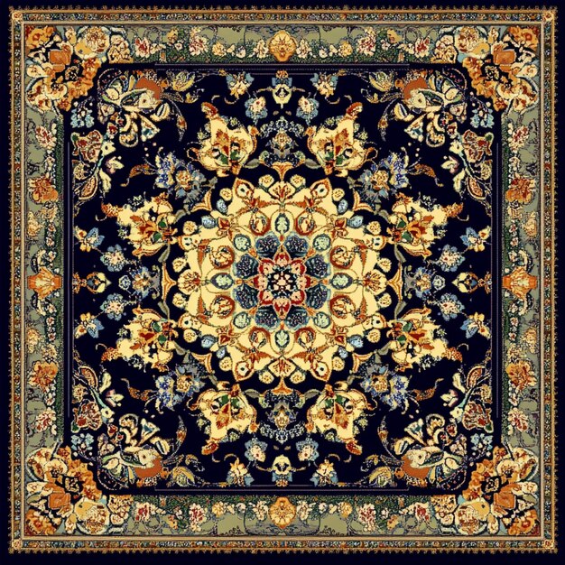 Photo carpet motif