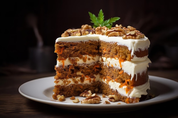 Carrot Cake with Walnut and isin Mixins