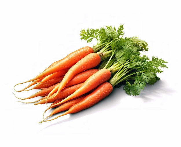 Carrot isolated on background