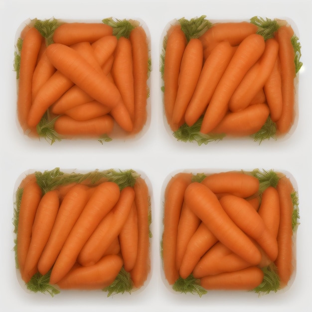 Photo carrots isolated on white background