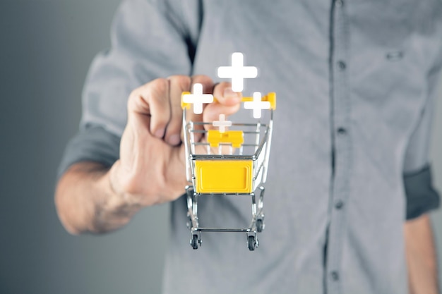 Cart and cross Purchase of medicines