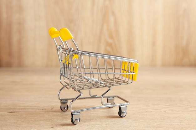 Cart on a wooden table