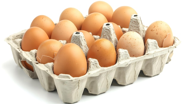 a carton of eggs with one that has the number 3 on it