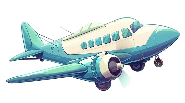 cartoon airplane