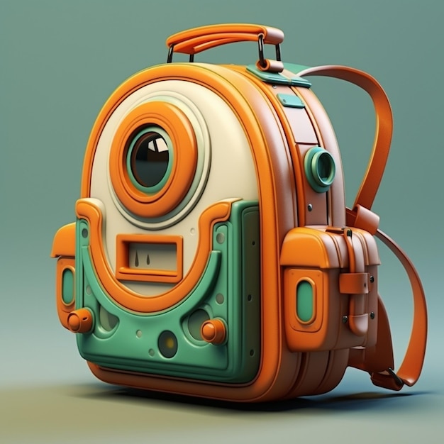 Cartoon Backpack 3d