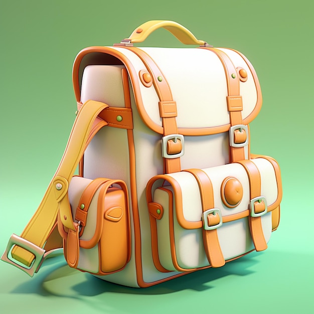 Cartoon Backpack 3d