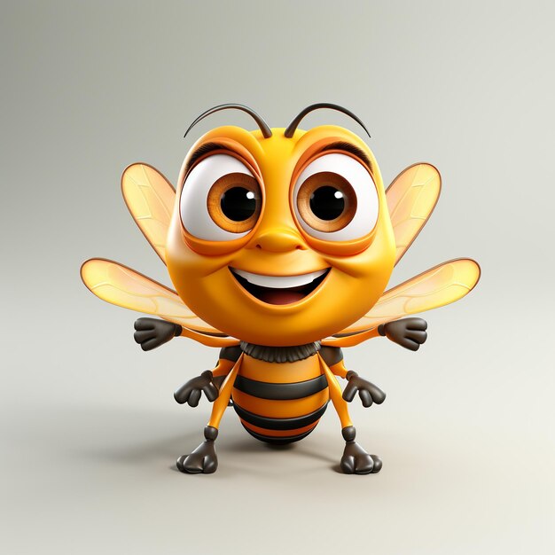 cartoon bee 3D