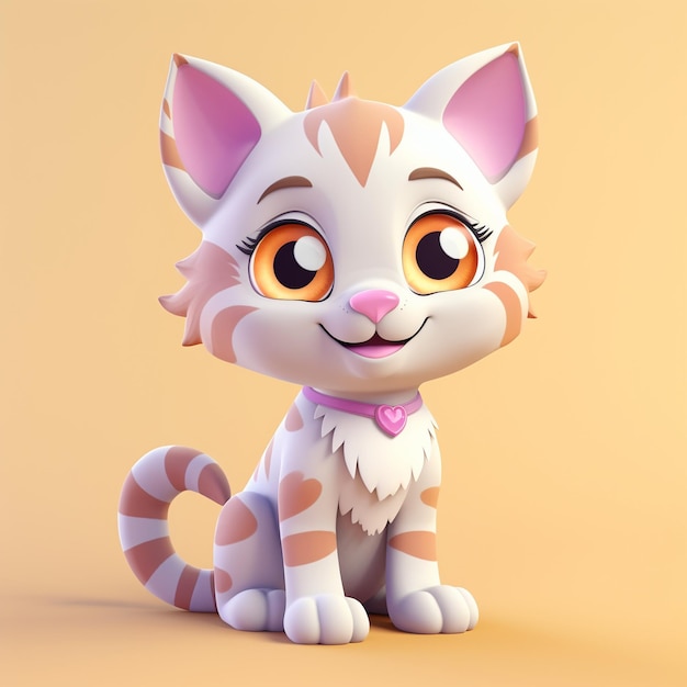 Cartoon cat 3D