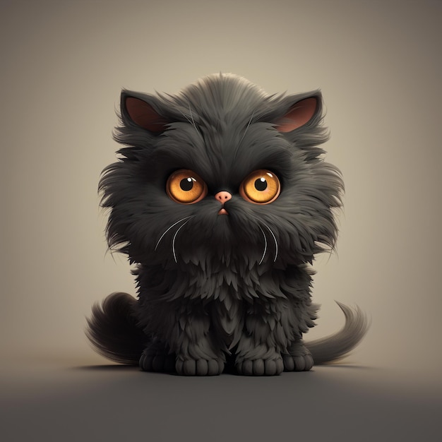 Cartoon cat 3D