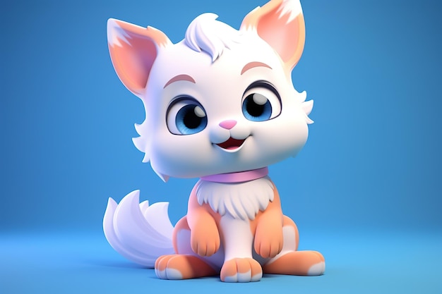 cartoon character 3d model