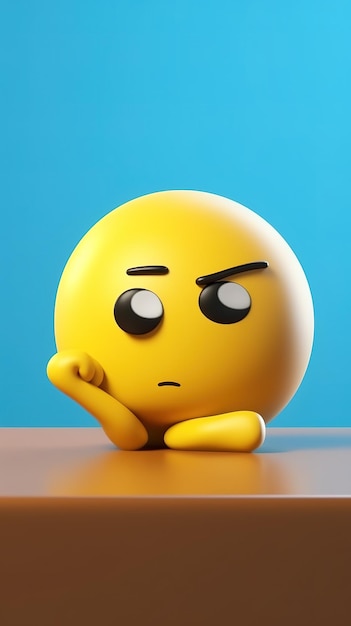 Cartoon character Angry emoji icon